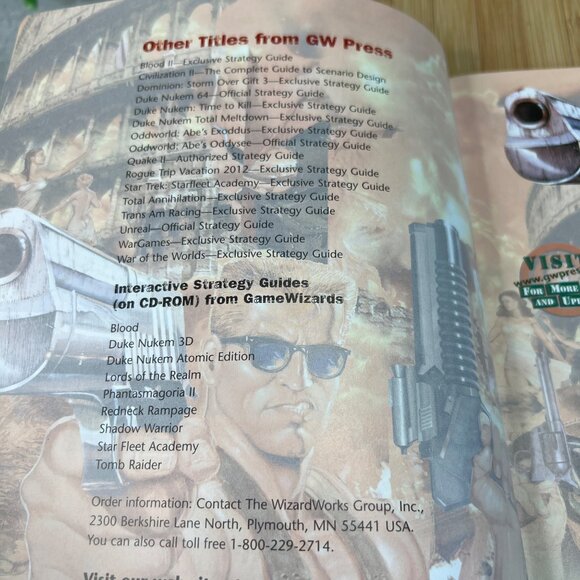 Duke Nukem Time to Kill GW Press Official Exclusive Strategy Game Guide Book - Picture 10 of 14